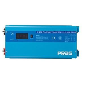 Prag 7.5KVA-48V Pure Sine Wave Inverter - Wall Mount-H + AC/DC Cables (Blue)