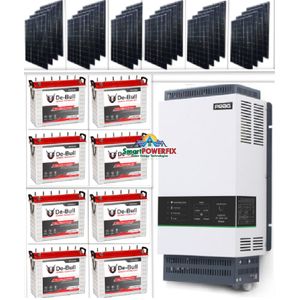 Prag Solar Powered 5kva Inverter With 8 (200ah) Batteries